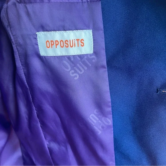 OppoSuits Boy’s Vibrant Blue Suit - Picture 6 of 15